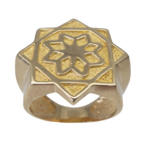 Anillo de la Fuente de la Estrella de 8 Puntas